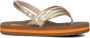Reef Kids Ahi Wild teenslippers met hielbandje bruin goud Meisjes EVA 28 - Thumbnail 6