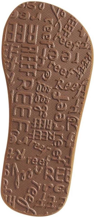 Reef Kids Ahi Wild teenslippers met hielbandje bruin goud Meisjes EVA 28 - Foto 11