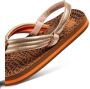 Reef Kids Ahi Wild teenslippers met hielbandje bruin goud Meisjes EVA 28 - Thumbnail 15
