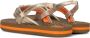 Reef Kids Ahi Wild teenslippers met hielbandje bruin goud Meisjes EVA 24 - Thumbnail 7