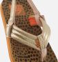 Reef Kids Ahi Wild teenslippers met hielbandje bruin goud Meisjes EVA 28 - Thumbnail 9