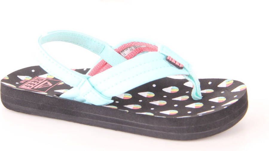 Reef Slippers Meisjes lichtblauw zwart roze - Foto 10