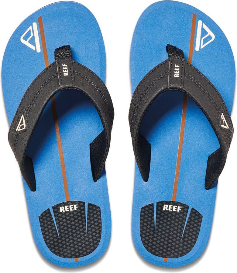 Reef Kids Shaper Unisex Slippers Blue - Foto 4