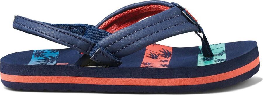 Reef Slippers Unisex blauw rood geel