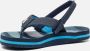 Reef Little Ahi Deep Sea Stripes sandalen blauw EVA 23 24 - Thumbnail 10
