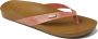 Reef Cushion Court Teenslippers Zomer slippers Dames Roze - Thumbnail 6