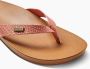 Reef Cushion Court Teenslippers Zomer slippers Dames Roze - Thumbnail 8