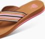 Reef Spring Woven Smoothie Stripe Dames Slippers Cogna Roze - Thumbnail 6