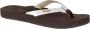 Reef Star Cushion Sassybrown White Dames Slippers Bruin Wit - Thumbnail 9