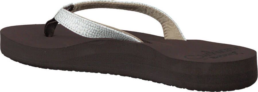Reef Star Cushion Sassybrown White Dames Slippers Bruin Wit