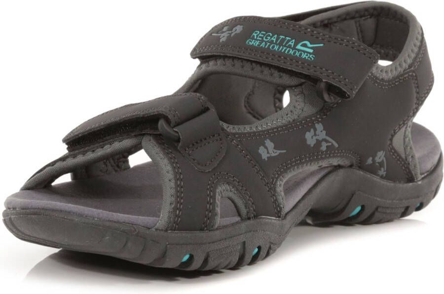 Regatta Sandalen Haris Dames Donkergrijs