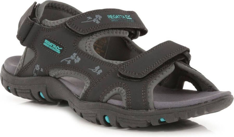 Regatta Sandalen Haris Dames Donkergrijs