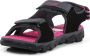 Regatta Sandalen Meisjes grijs zwart roze - Thumbnail 12