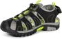 Regatta Sandalen Unisex zwart grijs lime groen - Thumbnail 5