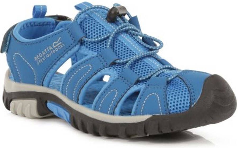 Regatta Westshore Jr Kinder Sandalen Blauw Zwart Grijs