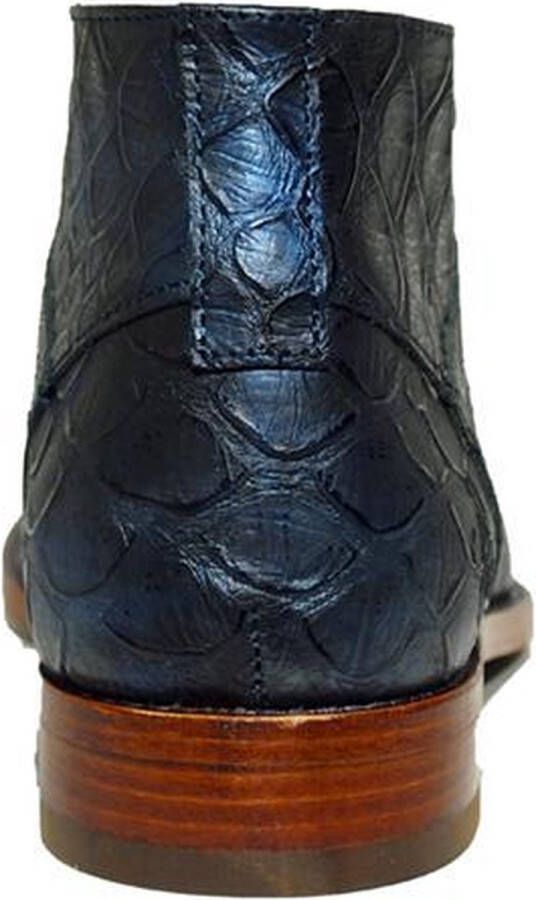 Rehab Barry Scales heren nette schoen Blauw