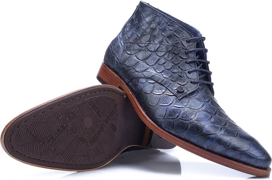 Rehab Blauwe Veterschoenen Barry Scales