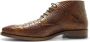 Rehab Barry Croco Nette schoenen Veterschoenen Heren Cognac - Thumbnail 11