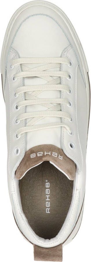 Rehab Crash Lage sneakers Leren Sneaker Heren Wit