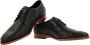 Rehab Vrouwen Veterschoenen Herenschoenen Brad weave Zwart - Thumbnail 4