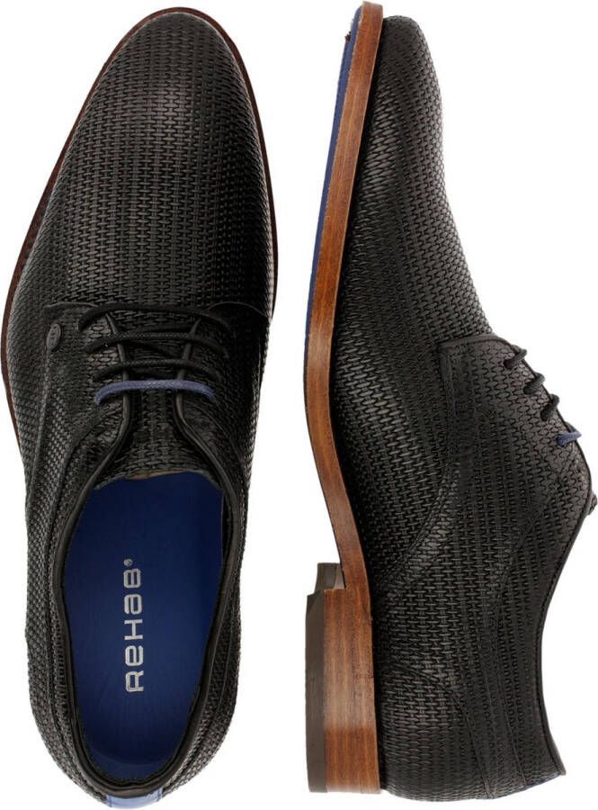 Rehab Footwear Brad Weave Formal Shoe Men Black