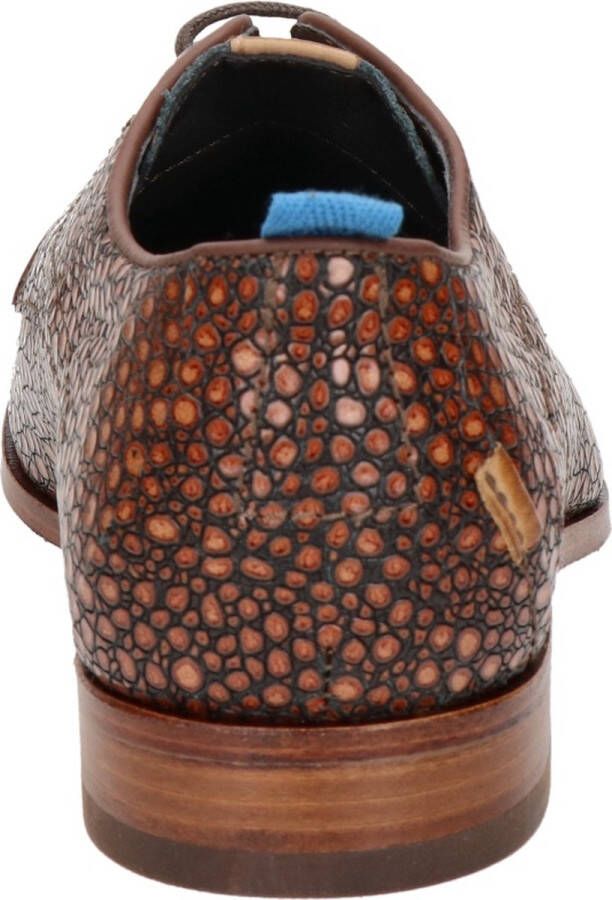 Rehab Greg Gravel heren nette schoenen Cognac