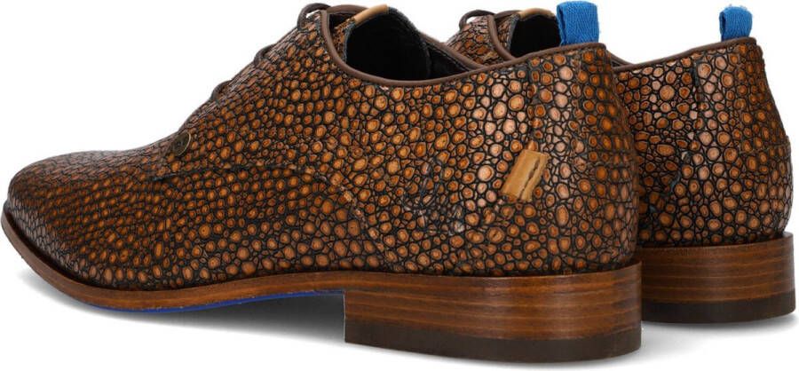 Rehab Greg Gravel heren nette schoenen Cognac