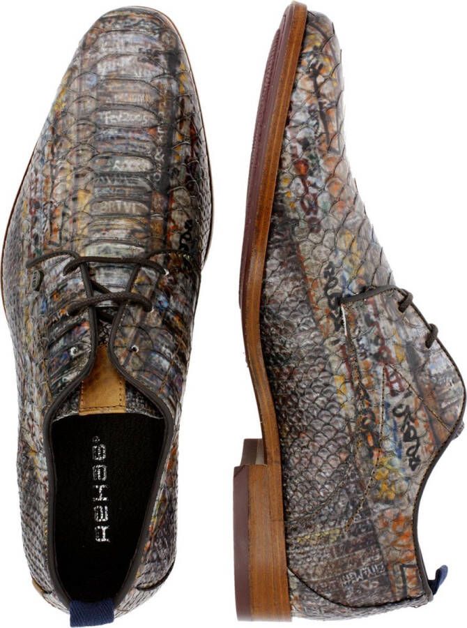 Rehab Mannen Herenschoenen Greg snake fan Bruin combi