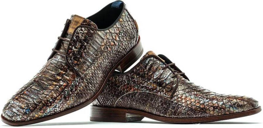 Rehab Mannen Herenschoenen Greg snake fan Bruin combi