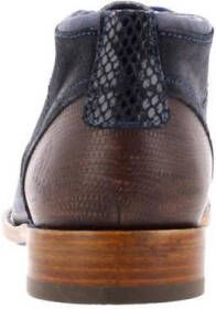 Rehab Footwear Salvador Zig Zag | Halfhoge donkerblauwe nette schoenen - Foto 8