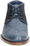 Rehab Footwear Salvador Zig Zag | Halfhoge donkerblauwe nette schoenen - Thumbnail 9