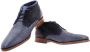 Rehab Footwear Salvador Zig Zag | Halfhoge donkerblauwe nette schoenen - Thumbnail 12