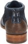 Rehab Footwear Salvador Zig Zag | Halfhoge donkerblauwe nette schoenen - Thumbnail 13