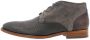 Rehab Footwear Salvador Zig Zag | Halfhoge grijze nette schoenen - Thumbnail 6