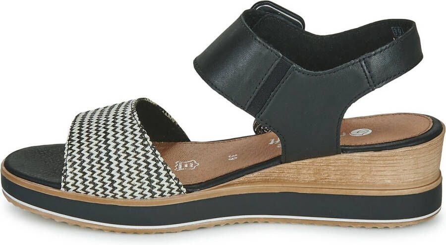 Remonte D6453-01 Dames Sandalen Zwart