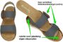 Remonte Comfortabel Sandalen Plat licht blauw - Thumbnail 5