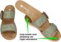 Remonte -Dames groen licht slippers & muiltjes - Thumbnail 4