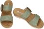 Remonte -Dames groen licht slippers & muiltjes - Thumbnail 5
