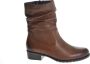 Remonte Elegante Bruin Leren Enkellaarzen Brown Dames - Thumbnail 12