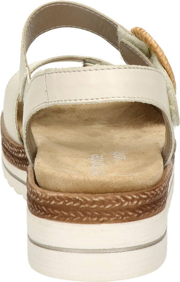Remonte -Dames off-white-crÈme-ivoorkleur sandalen - Foto 3