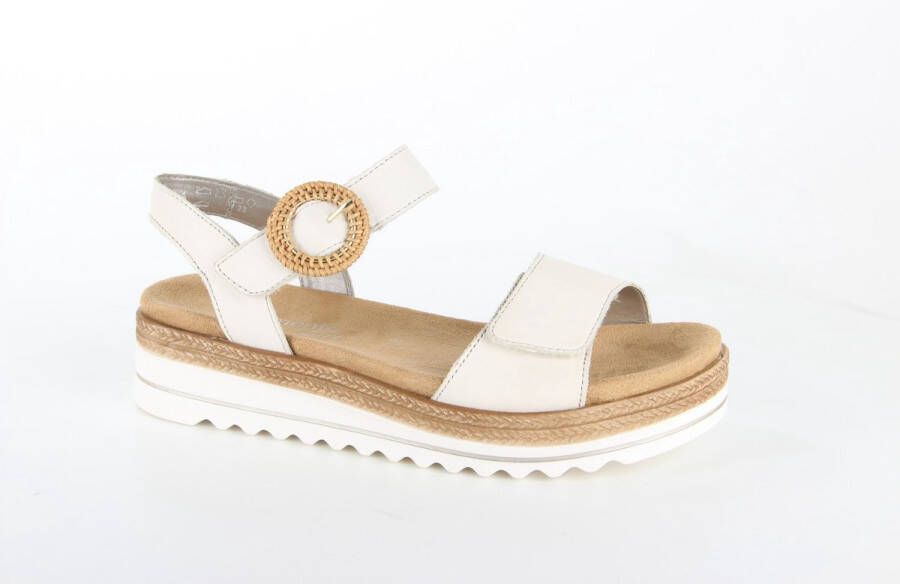 Remonte -Dames off-white-crÈme-ivoorkleur sandalen - Foto 14