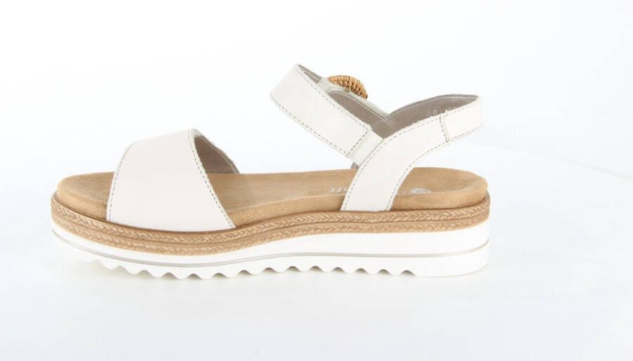 Remonte -Dames off-white-crÈme-ivoorkleur sandalen - Foto 4