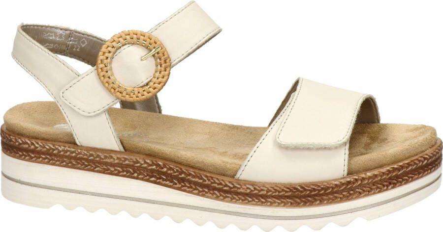 Remonte -Dames off-white-crÈme-ivoorkleur sandalen - Foto 6