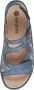 Remonte Dames Sandaal D7647 16 Jeansblauw Combi - Thumbnail 5