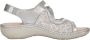 Remonte Dames Sandaal D7647-40 Zilver Print - Thumbnail 4