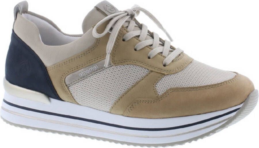 Remonte Dames schoenen D1315-60 -Beige combi