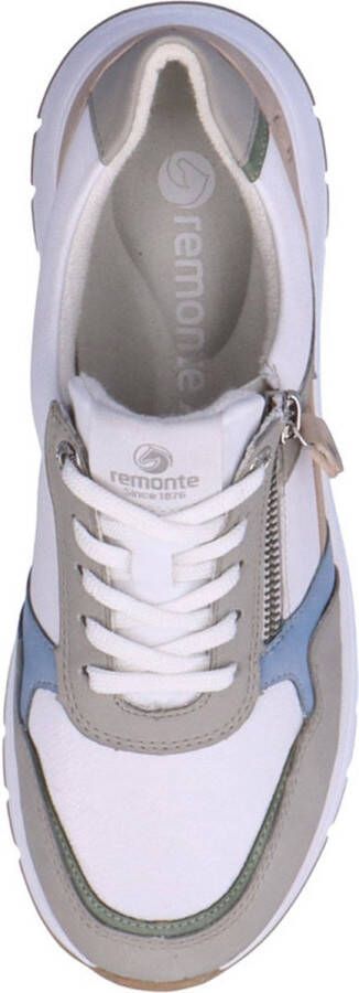 Remonte Dames Sneaker D0G02-80 Grijs Wit Combi Wijdte H