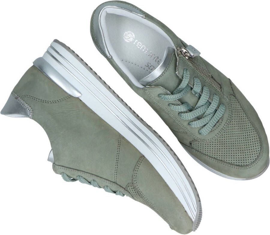 Remonte Plateausneakers met modieuze metallic-details