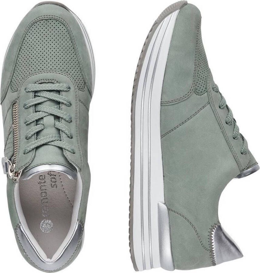 Remonte Dames Sneaker D1310-52 Groen