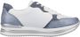 Remonte Dames Sneaker D1320-80 Blauw Wit Zilver - Thumbnail 9